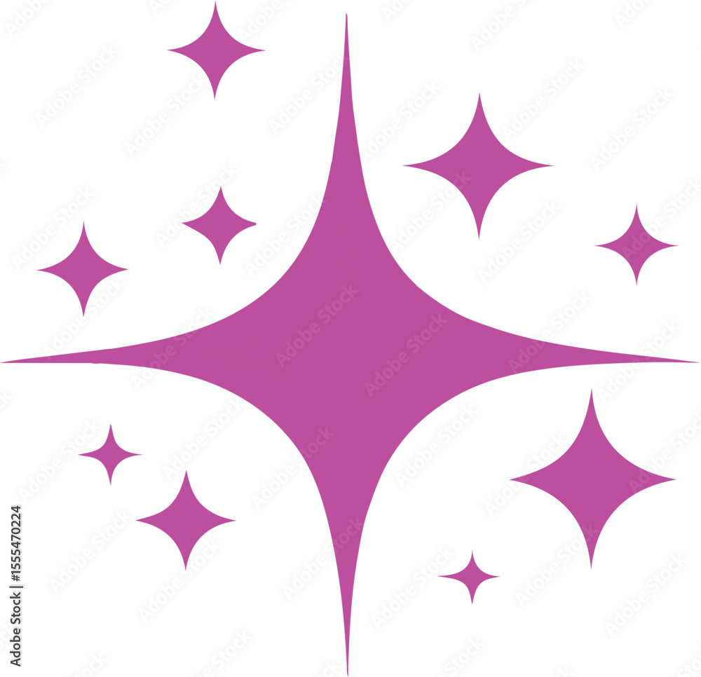 Obraz premium Generative AI logo icon magic sparkle stars Artificial intelligence