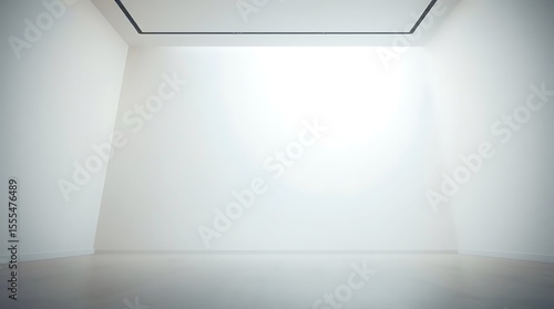 Wallpaper Mural Minimalist Spacious Interior with Abundant Light for Creative Display Torontodigital.ca