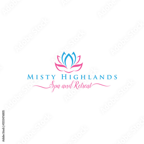 Serene and elegant spa center logo design symbolizing relaxation, beauty, and wellness. Perfect for spas, massage studios, beauty clinics, and holistic health businesses.
