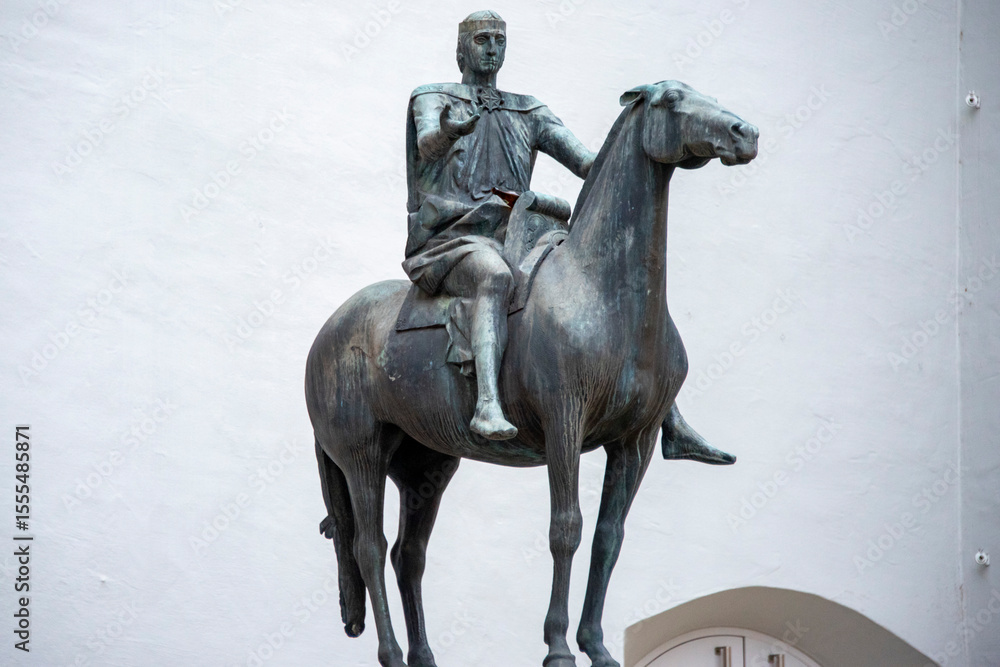 Fototapeta premium Equestrian Statue of Emperor Ludwig of Bavaria