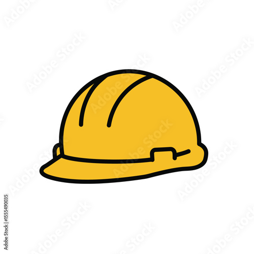 yellow hard hat