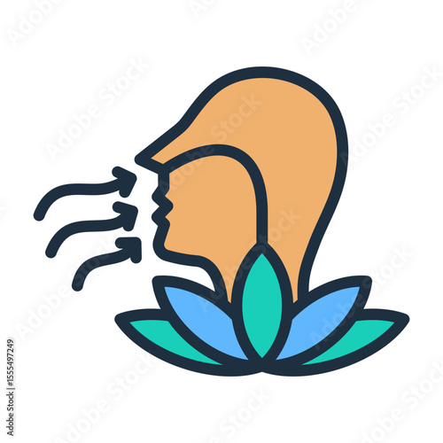 Ujjayi Breath Icon