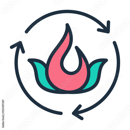 Energy Flow Icon