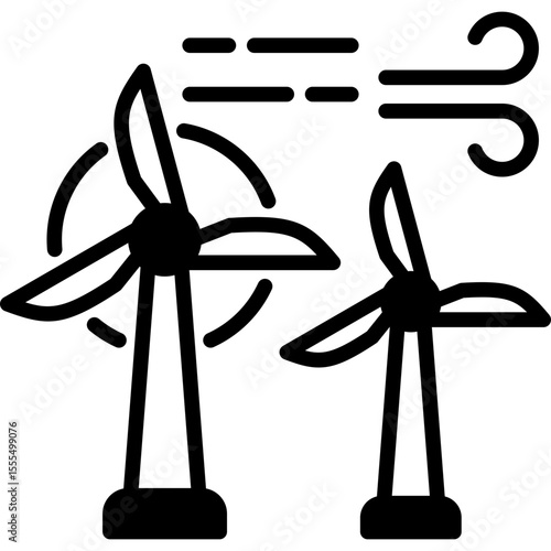 Wind Energy Icon