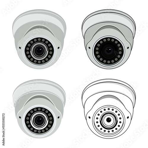 CCTV Vectoer Image And Illustration