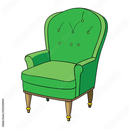 , business, sit, decor, modern, house, object, illustration, chair, element, vector, furniture, interior, green, yellow, isolated, shape, white, home, room, set, living, graphic, design, armchair, ico