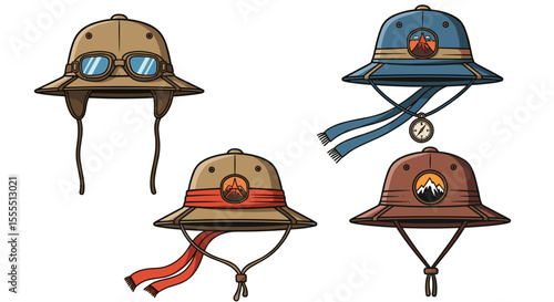 Explore the world with vintage safari hats: a collection of classic headwear for adventurers and travelers