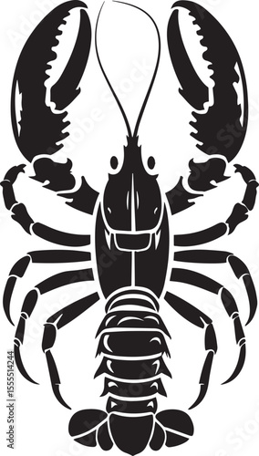 Lobster clean simple silhouette