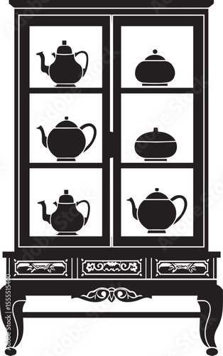 China Cabinet icon clean simple