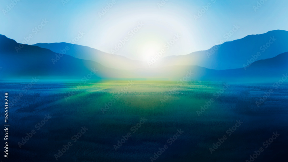 Fototapeta premium sunrise over the sea