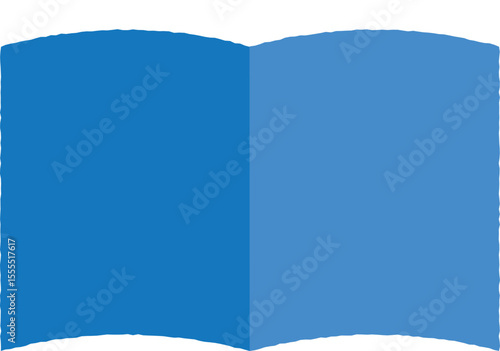 A book illustration. Suitable for educational visuals, presentation page frame, or note layouts.