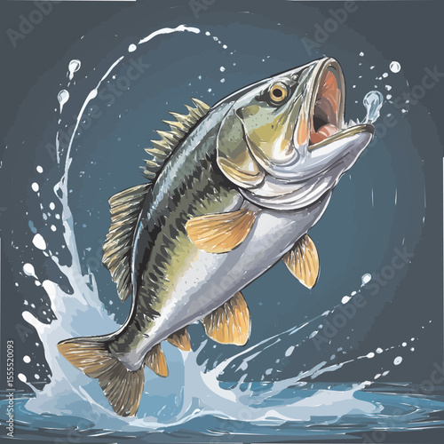 fish on a white background
