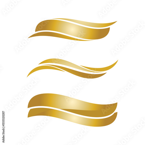 Waves beach logo and symbols template icons app