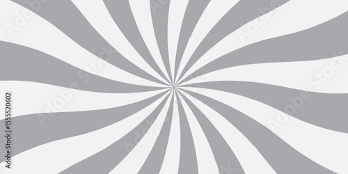 Sunburst Modern retro vintage sunrise sunbeam element spiral striped. Spiral starburst and striped pattern abstract geometric retro sunrays line wavy texture.	