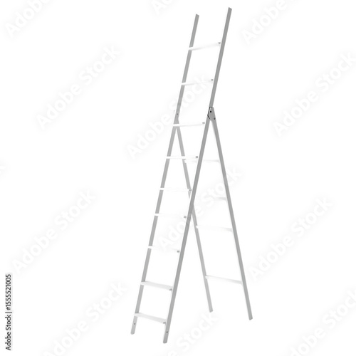 Reaching New Heights: Two Ladders Reaching Upward