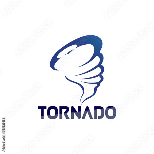 storm and tornado logo design vector