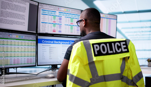 Canvastavla Officer Jones Monitors Traffic With Urgency