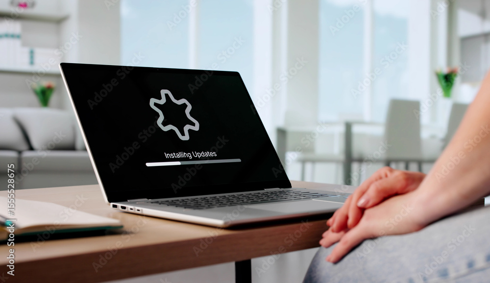 Fototapeta premium Working From Home Done Easier