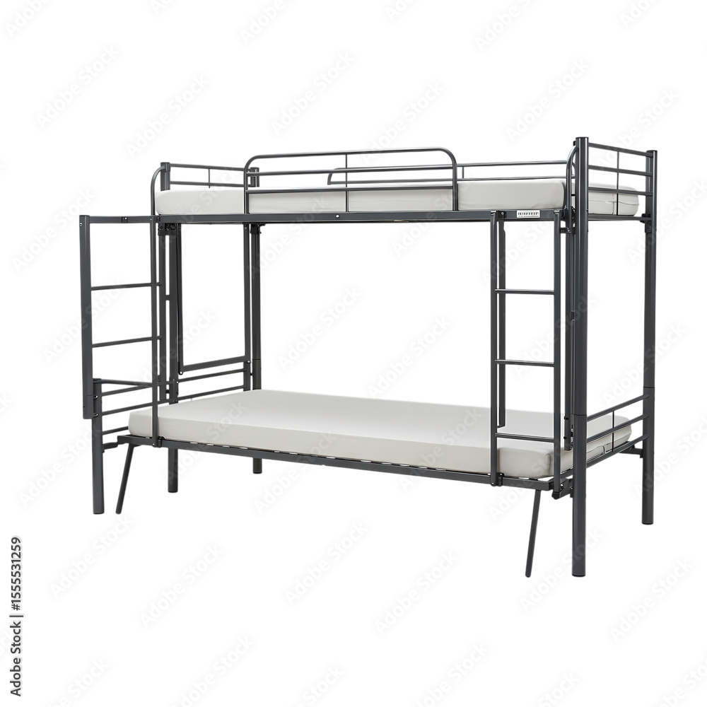 Fototapeta premium Metal Bunk Bed: Durable & Space-Saving Design