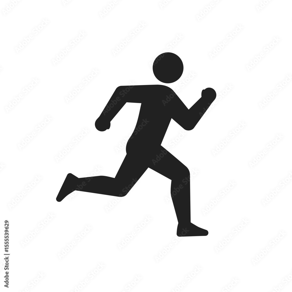running man silhouette running man silhouette