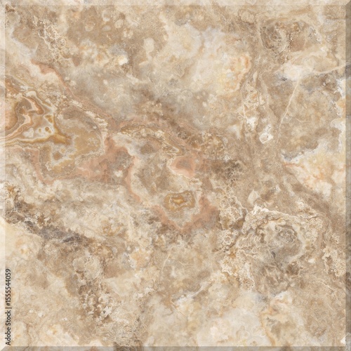 Natural Earth Tone Marble Texture with Veining for Interior Design Applications	