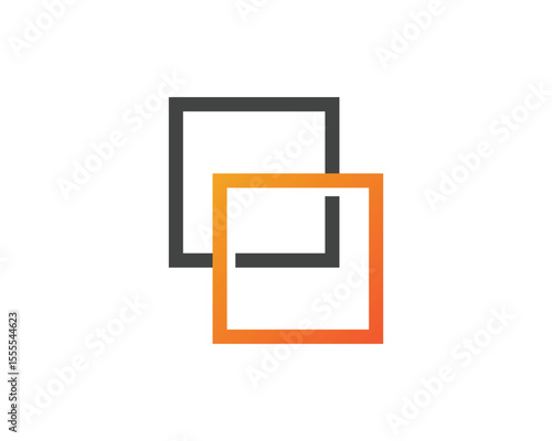 Business finance logo and symbols vector concept illustration