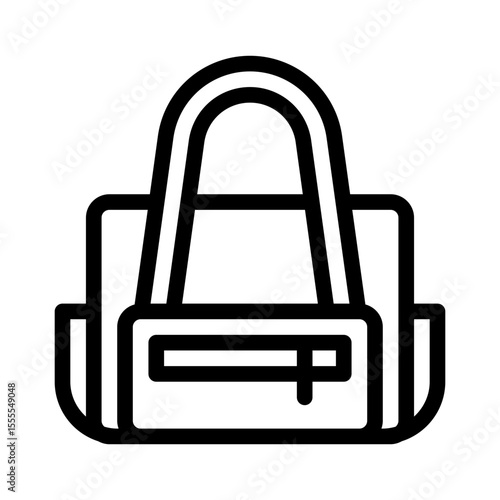 diaper bag line icon