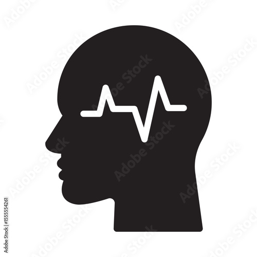 Rational thinking Vector Icon which can easily modify or edit
