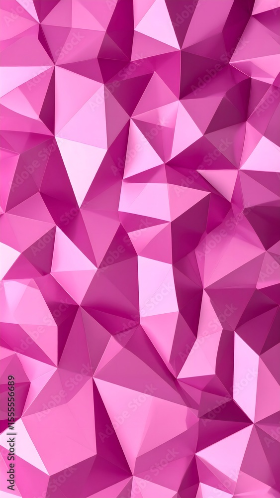 Obraz premium Geometric Crystal and Wood Polygon Textures in Luxury 3D Abstract Style