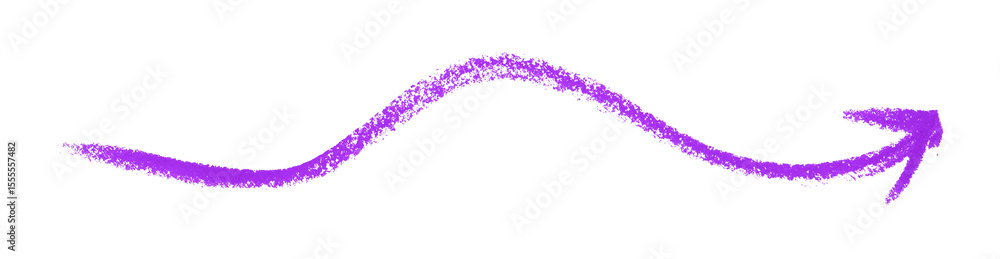Purple arrow symbol colored pencil isolated on transparent background Purple arrow symbol colored pencil isolated on transparent background