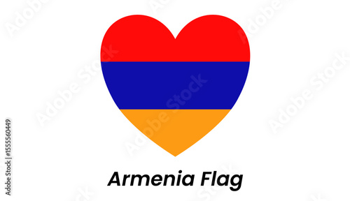 Flat icon of Armenia flag with red, blue, and orange horizontal stripes. Clean and modern vector design. Free Download Flat icon of Armenia flag with red, blue, and orange horizontal stripes. Clean and modern vector design. - GFXLoad
