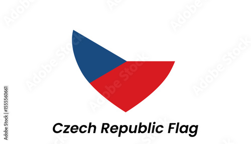 Czech Republic flag icon with white, red, and blue triangle design in a flat modern style Free Download Czech Republic flag icon with white, red, and blue triangle design in a flat modern style - GFXLoad