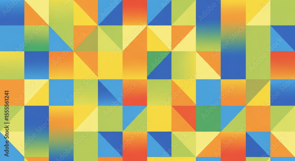 An abstract seamless geometric colorful pattern background with copy space An abstract seamless geometric colorful pattern background with copy space