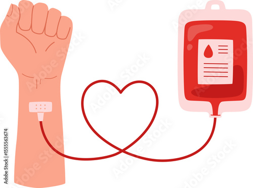 Arm with Heart Bloodline

