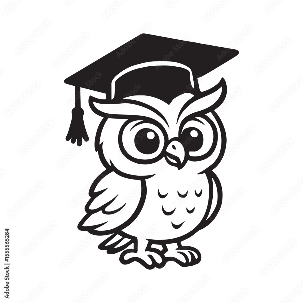 Fototapeta premium owl svg