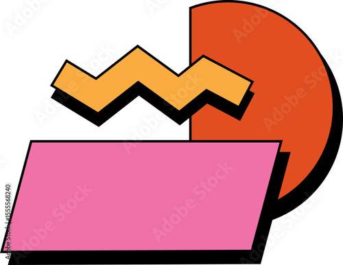 Retro Abstract Shape