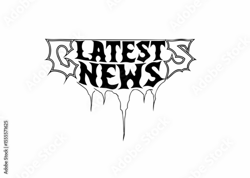 Latest news megaphone vector