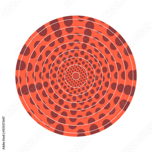 Hypnotic fascinating abstract image vector 