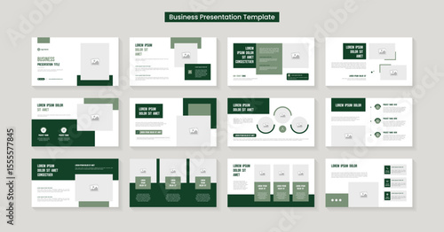 Powerpoint presentation slides template design. Minimal presentation layout for modern keynote presentation background, brochure design, website slider, landing page, annual report, company profile