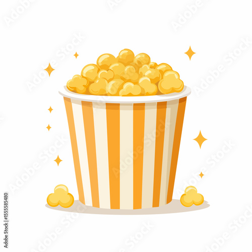 A delightful illustration of a freshly baked pretzel dipped in melted chocolate and decorated with sprinkles, sparkling with magic.