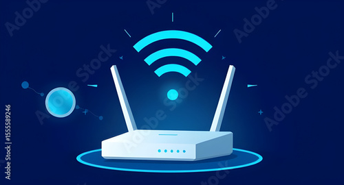 WiFi modem, Internet modem, Wireless router, Modem icon, Modem with antennas, WiFi router, Network modem, Home WiFi device, Modem vector, Modem illustration, Internet device, Wireless modem, Modem wit