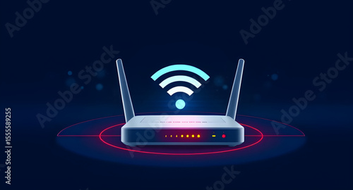 WiFi modem, Internet modem, Wireless router, Modem icon, Modem with antennas, WiFi router, Network modem, Home WiFi device, Modem vector, Modem illustration, Internet device, Wireless modem, Modem wit
