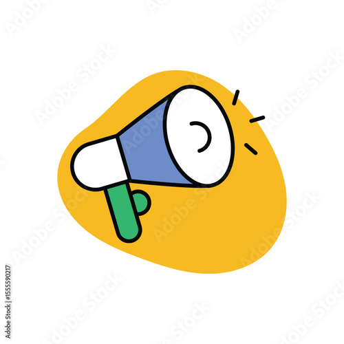Megaphone Icon vector stock illustration