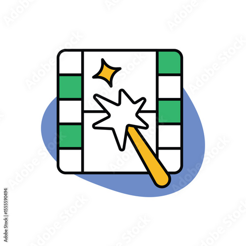 Visual Effects Icon vector stock illustration