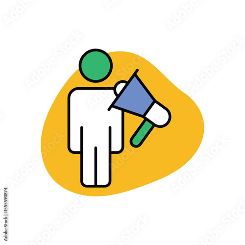 Action Icon Icon vector stock illustration