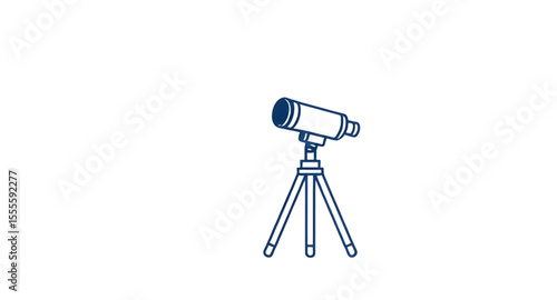 Telescope, Telescope icon, Astronomy tool, Stargazing telescope, Telescope vector, Space observation, Scientific telescope, Astronomy equipment, Telescope silhouette, Telescope clipart, Optical telesc