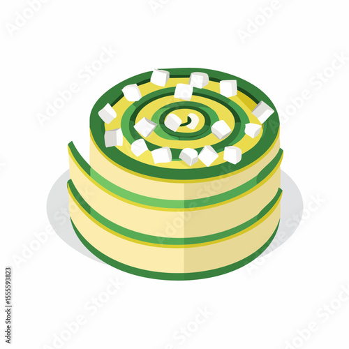 Delicious Spiral Zucchini and Feta Cheese Roll Recipe