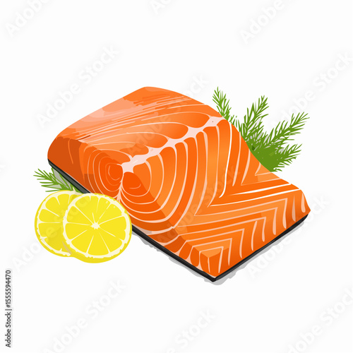 Fresh Salmon Fillet with Lemon and Dill A Culinary Delight