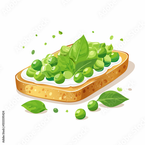 Delicious Pea and Basil Bruschetta Recipe Simple, Healthy, and Flavorful