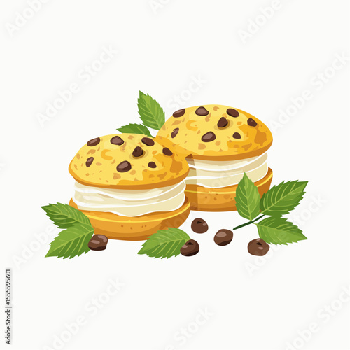 Delicious Chocolate Chip Cream Puffs A Sweet Treat for Any Occasion